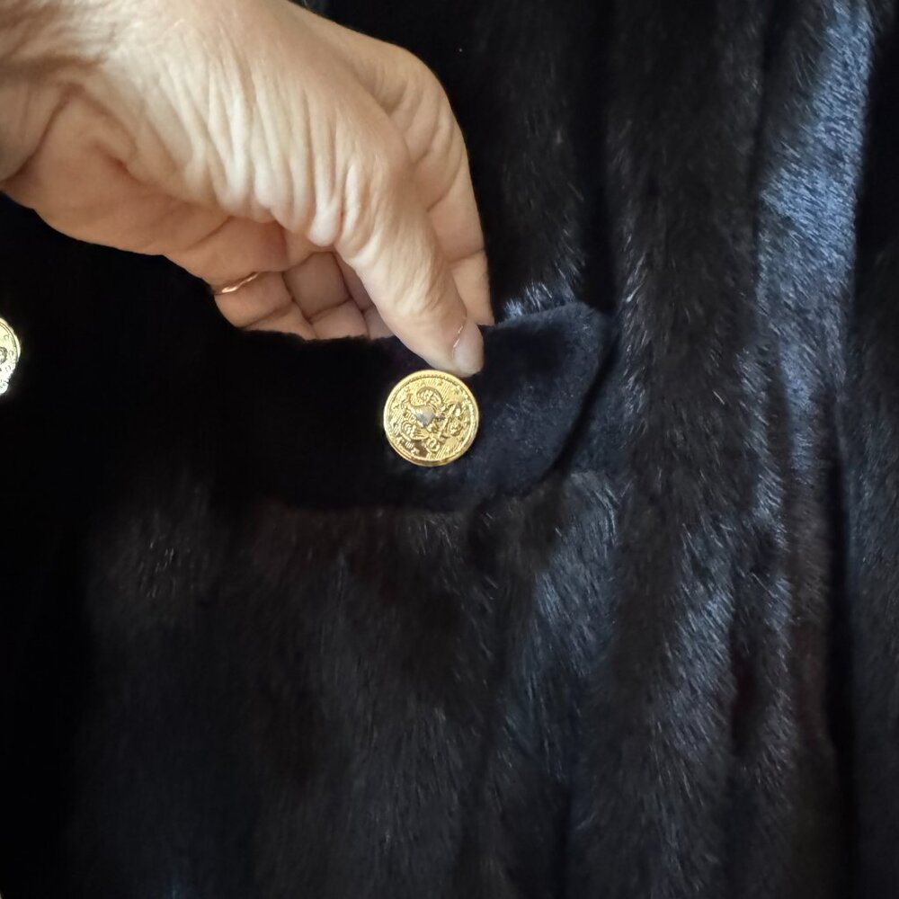 Ranch Let Out Mink With Sheared Mink Trim Chanel … - image 2